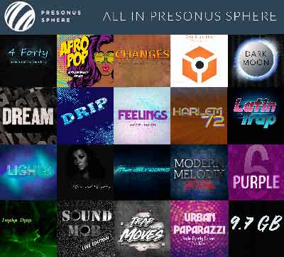 New PreSonus Sphere Libraries 400px